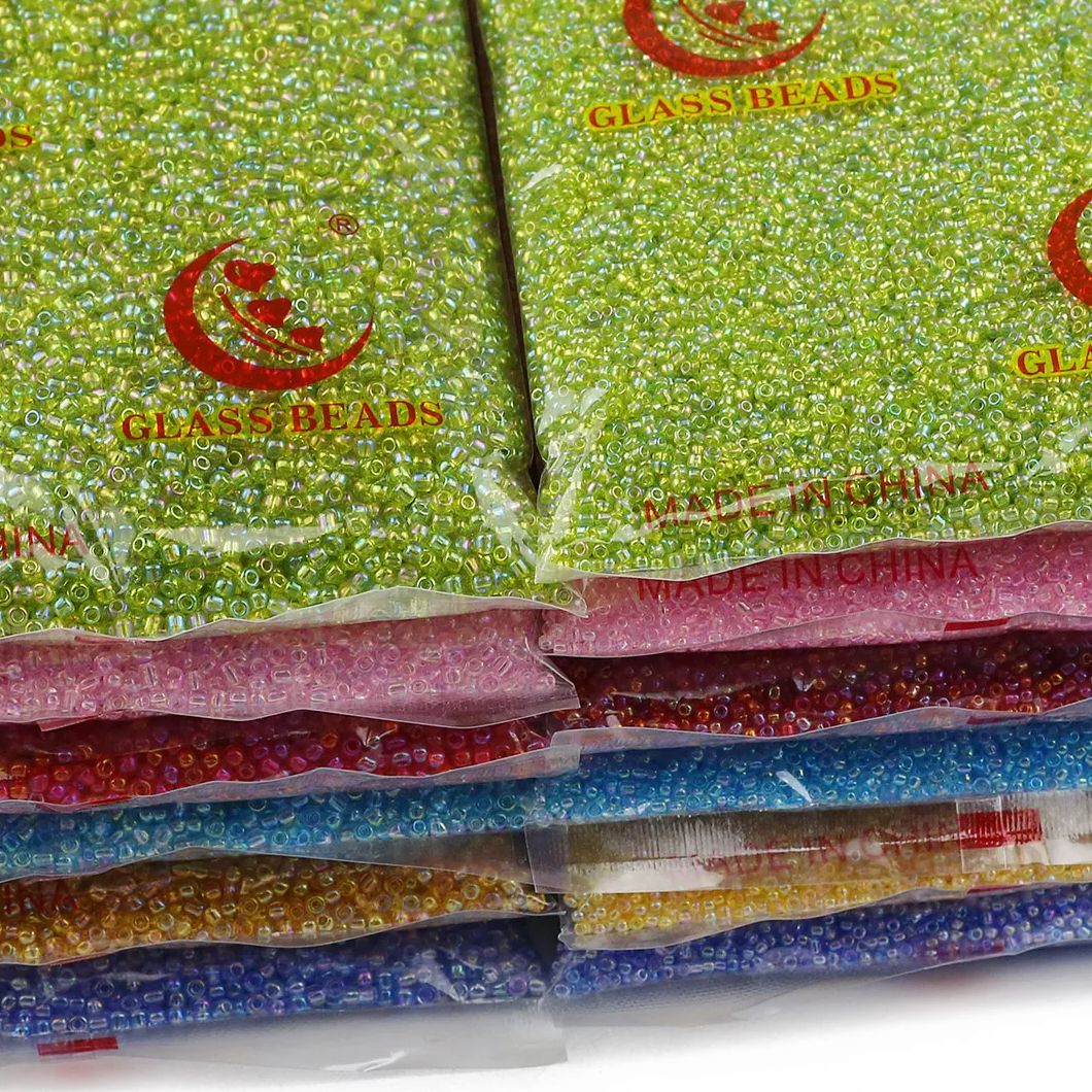 Glass Seed Beads 2Mm Jewelry Making - Perles en verre transparent tchèque, breloque