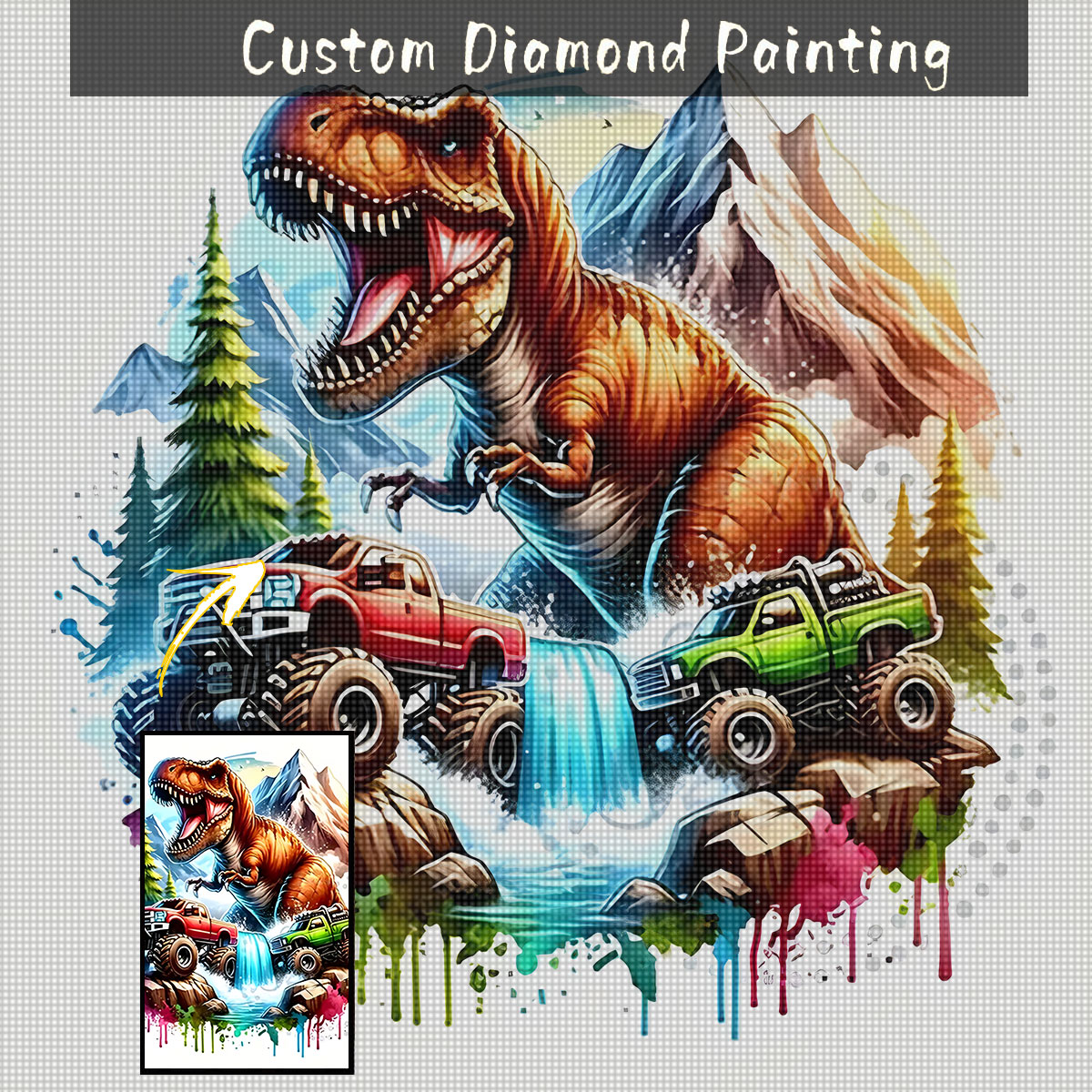 5D Diamond Painting Kit Full Drill - Kit de peinture diamant 5D avec