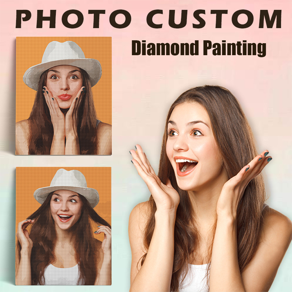 Painting Supplies - Peinture diamantée Evershine, motif carré ou
