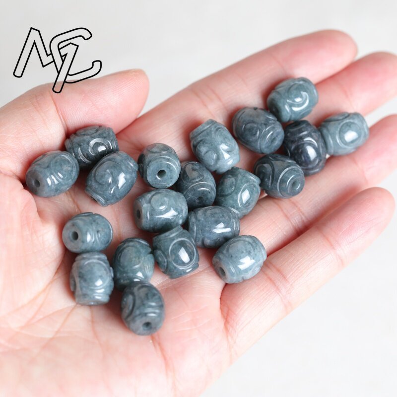 Lot de 5 perles en jade bleu n - Beading avis et prix