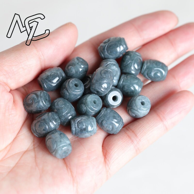 Lot de 5 perles en jade bleu n - Beading avis et prix