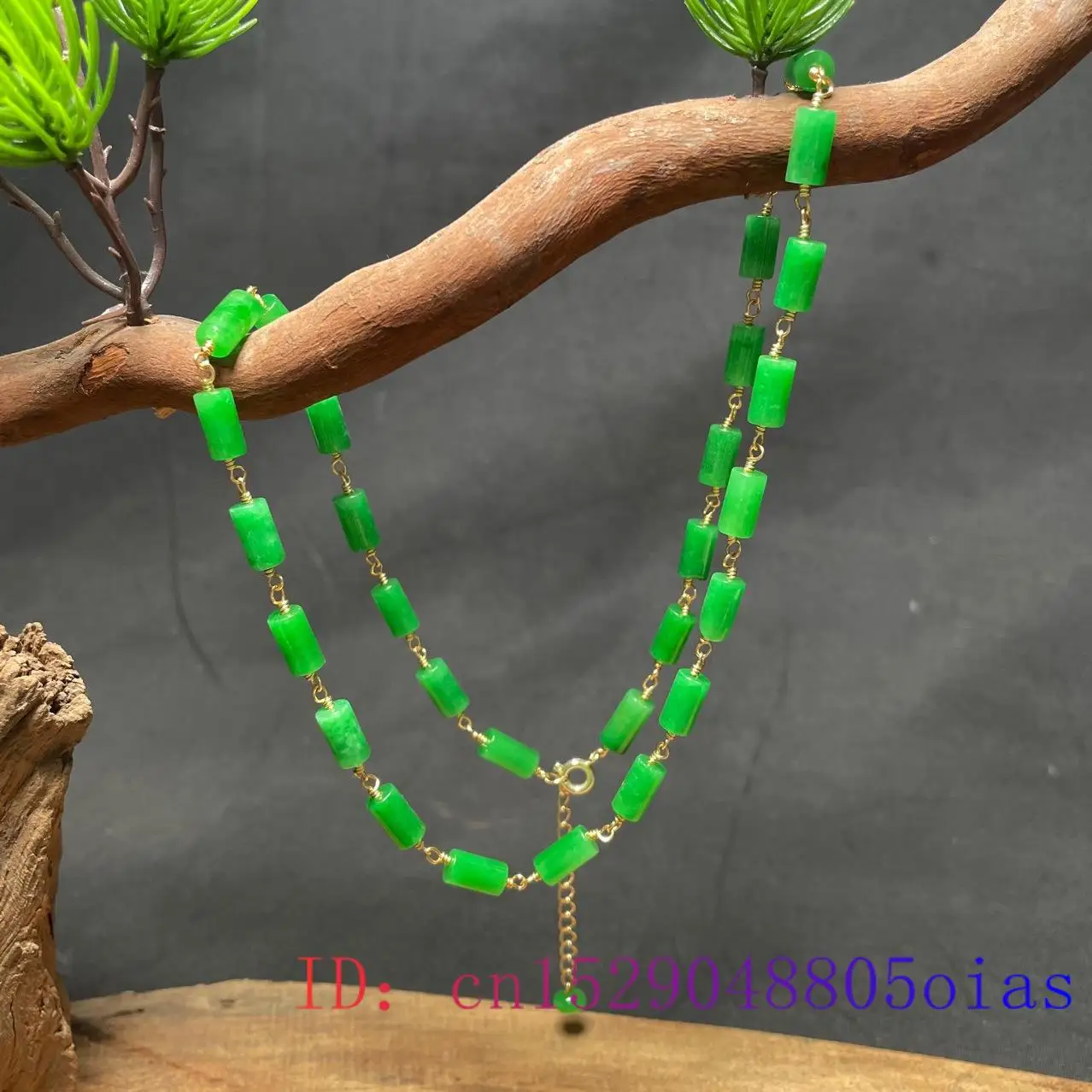 Collier de perles de Jade vert - Beading avis et prix