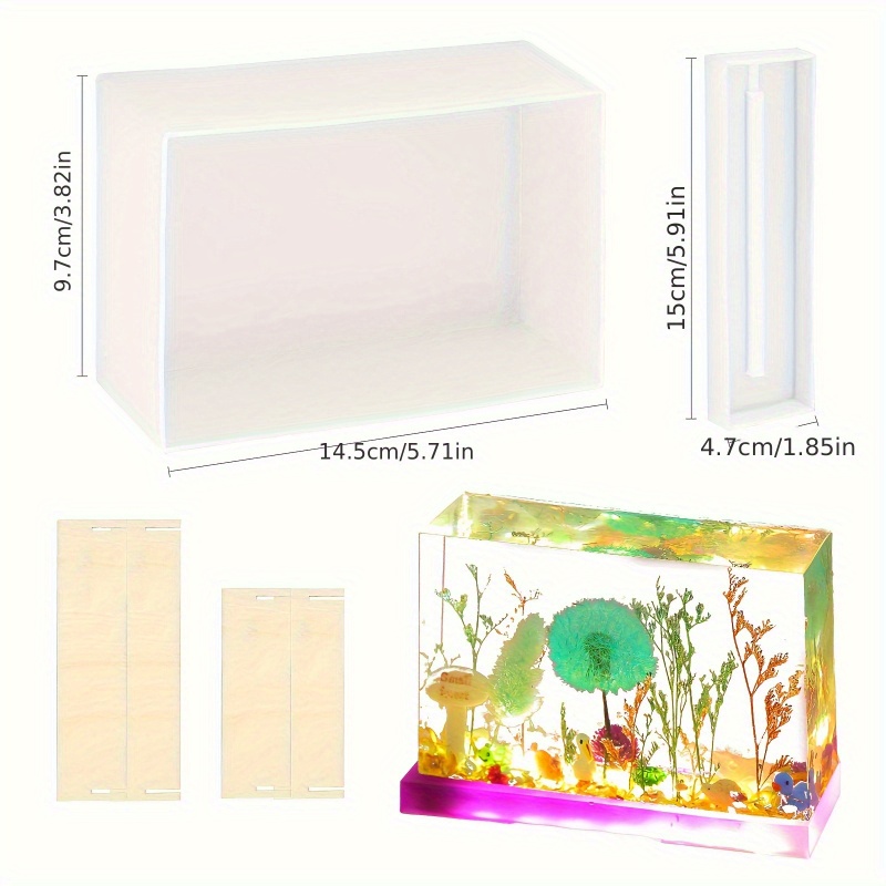 Ensemble de 6 moules rectangul - Silicone Epoxy Resin Molds Set avis et prix