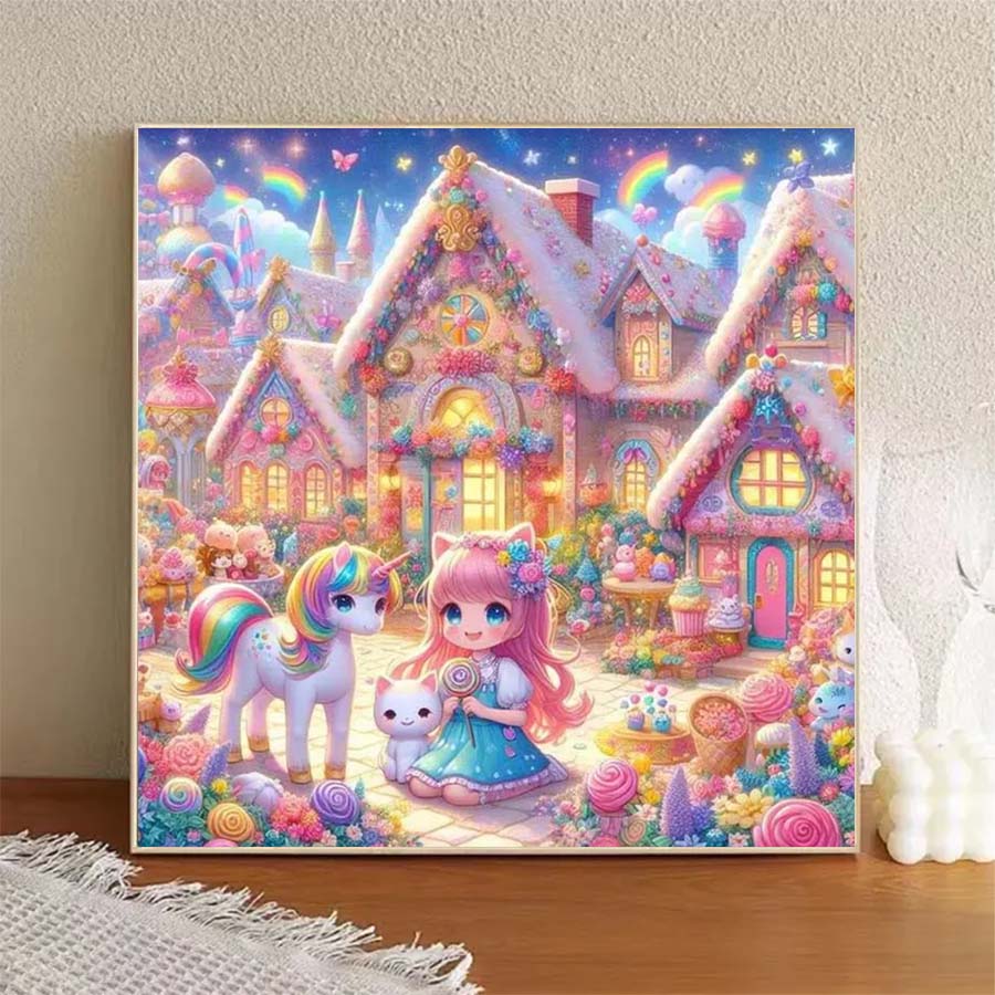 1 pièce de tissu floqué 5D DIY - 5D Diamond Painting Kit Full Drill avis et prix