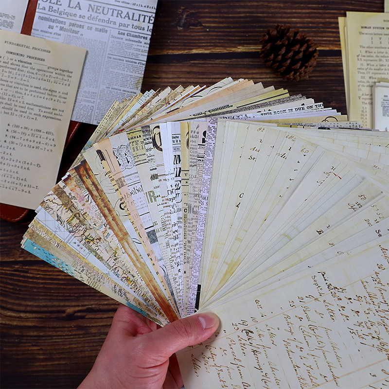 30 pièces ancienne carte fleur - Vintage Junk Journal Scrapbooking Paper avis et prix