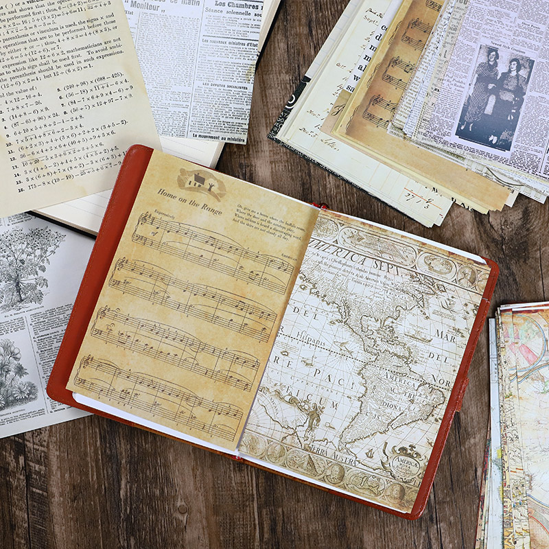 30 pièces ancienne carte fleur - Vintage Junk Journal Scrapbooking Paper avis et prix