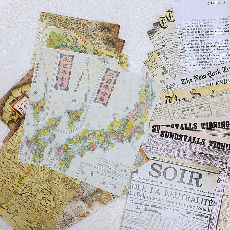 30 pièces ancienne carte fleur - Vintage Junk Journal Scrapbooking Paper avis et prix
