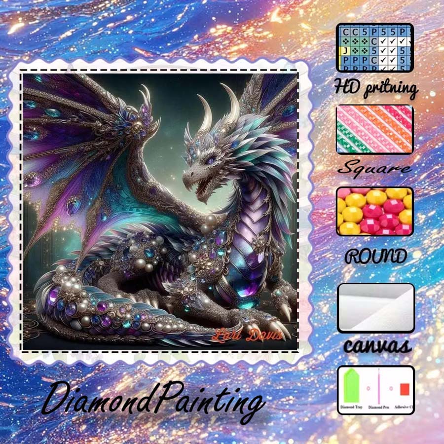 1 pièce de tissu floqué 5D DIY - 5D Diamond Painting Kit Full Drill avis et prix
